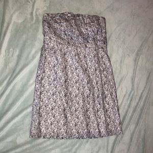 J.CREW Strapless Floral Print Dress
